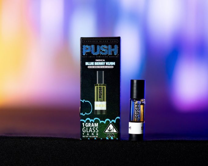 Push Blueberry kush cart